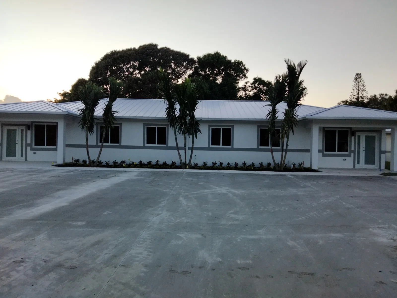Finished new-construction home with landscaping by DND Construction